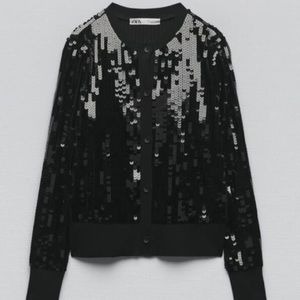 Zara sequin cardigan🖤